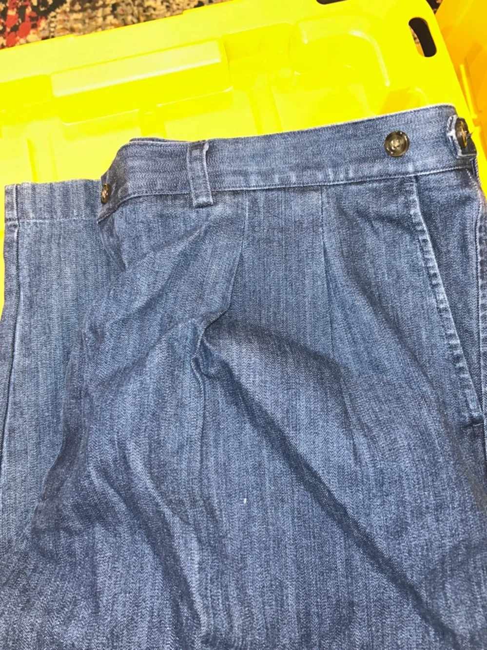 NWT Roundtree & York 44 x 29 pleated denim dress pants